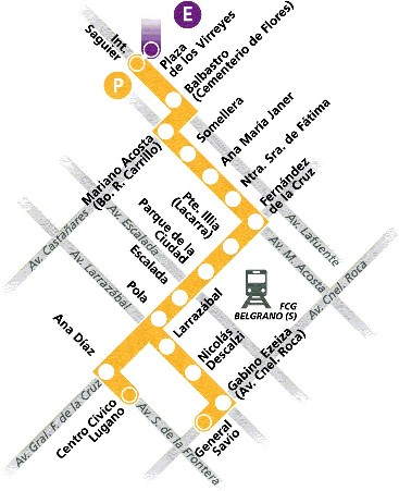 Mapa Premetro Buenos Aires